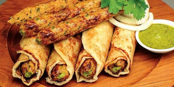 Beef Seekh Kebab Roll